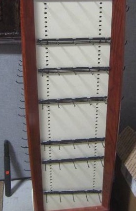 4 SIDED SPIN DISPLAY RACK ON WHEELS