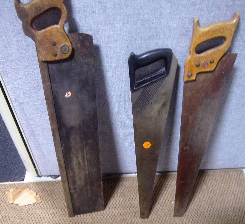 3 HAND SAWS