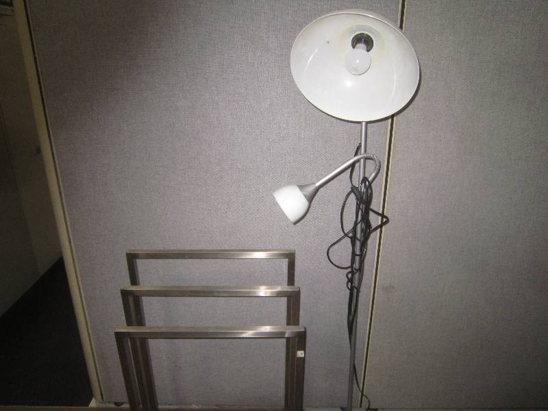 FLOOR LAMP, DRYING RACK