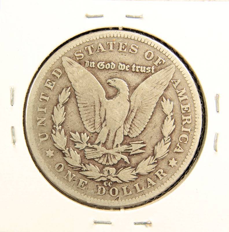 1891 CC CARSON CITY MORGAN SILVER DOLLAR FINE