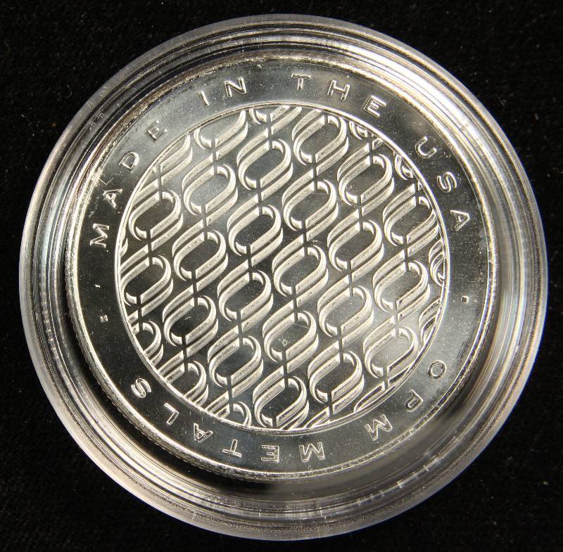 1 TROY Oz. .999 FINE SILVER OPM METALS IN AIRTITE MADE IN THE USA