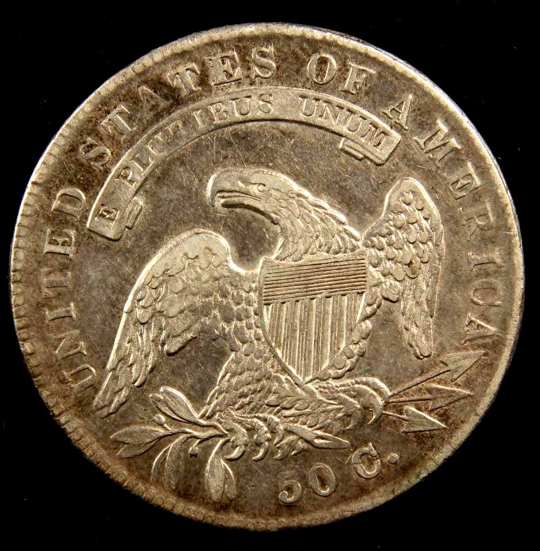 1834 BUST SILVER HALF DOLLAR AU