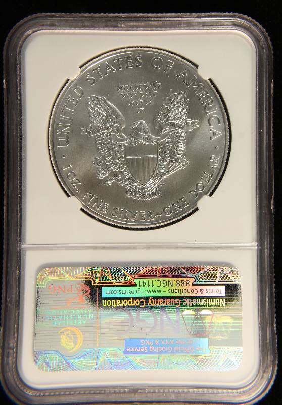 2015 AMERICAN SILVER EAGLE 1 TROY OZ. .999 FINE SILVER DOLLAR MS69 NGC EARLY RELEASE