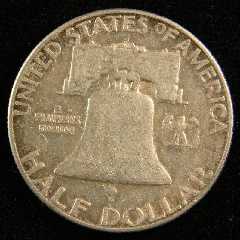 1951-S FRANKLIN SILVER HALF DOLLAR