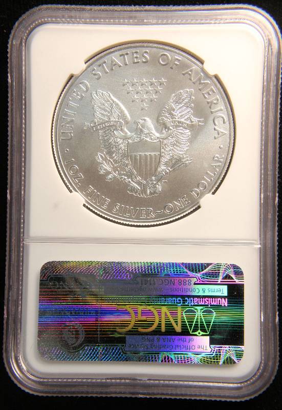 2015 AMERICAN SILVER EAGLE 1 TROY OZ. .999 FINE SILVER DOLLAR MS69 NGC EARLY RELEASE