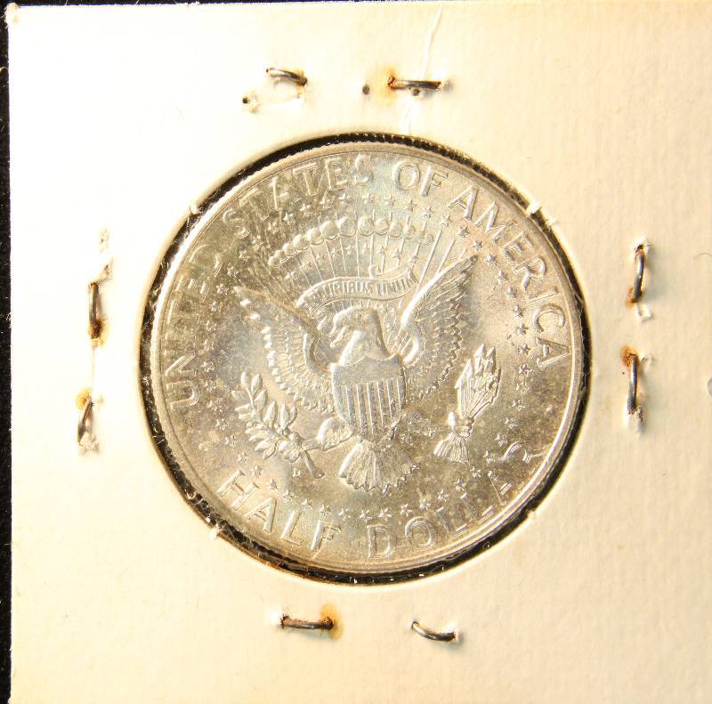 1964-D KENNEDY SILVER HALF DOLLAR AU