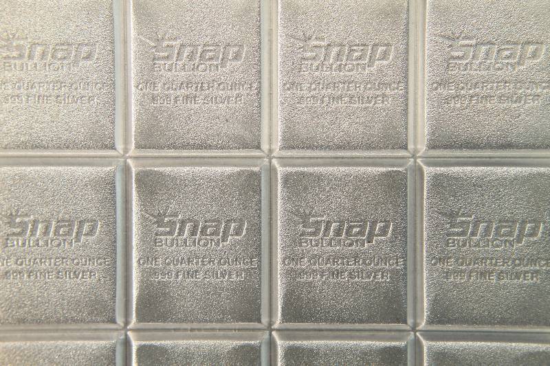 5 TROY OZ. .999 FINE SILVER SNAP BAR (20 X 14oz.) SEALED
