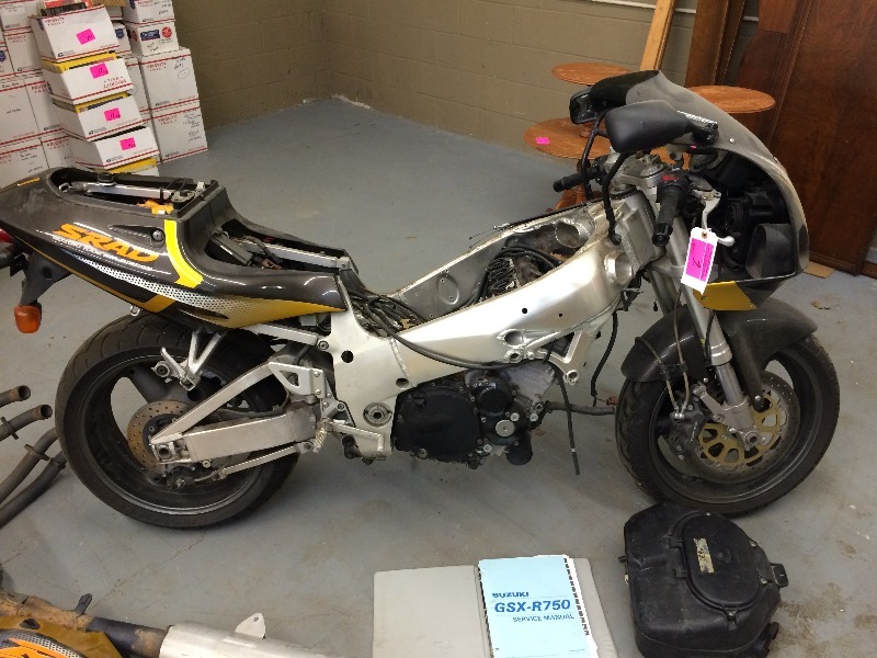 1996 Suzuki GXR-R750 Motorcycle