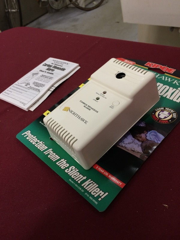 Nighthawk Carbon Monoxide alarm - new, never used