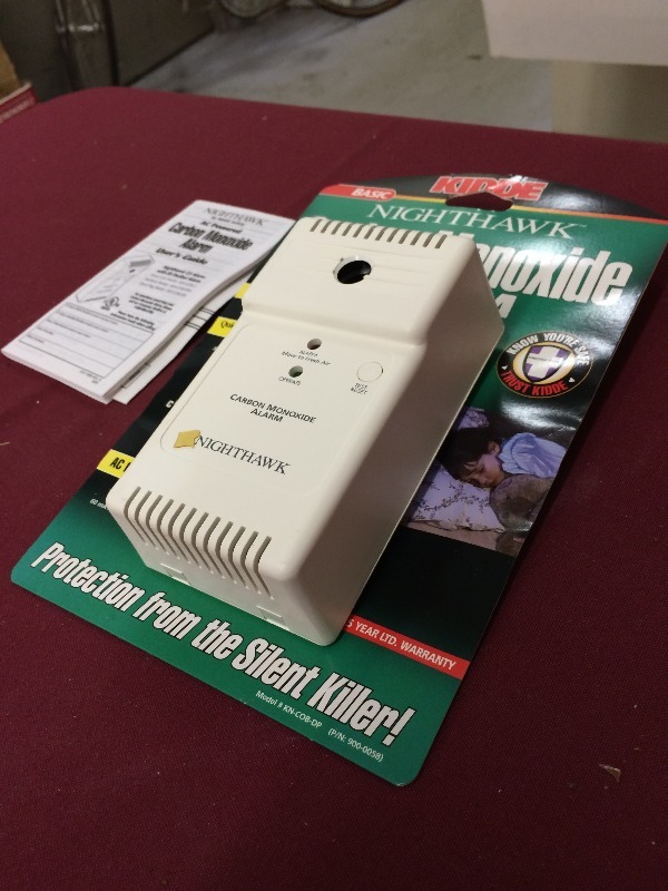 Nighthawk Carbon Monoxide alarm - new, never used
