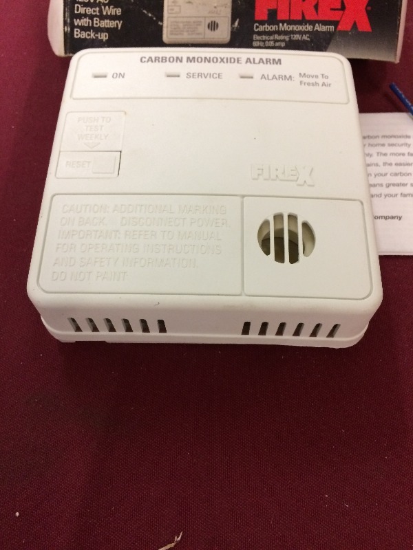Firex Carbon Monoxide Alarm - never used