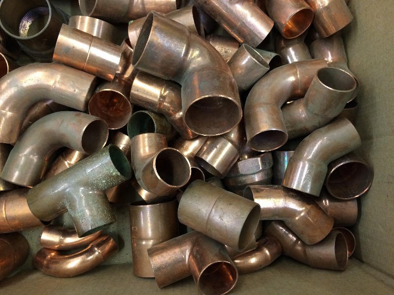 Assorted Copper Fittings - Nice Lot  34 to 2