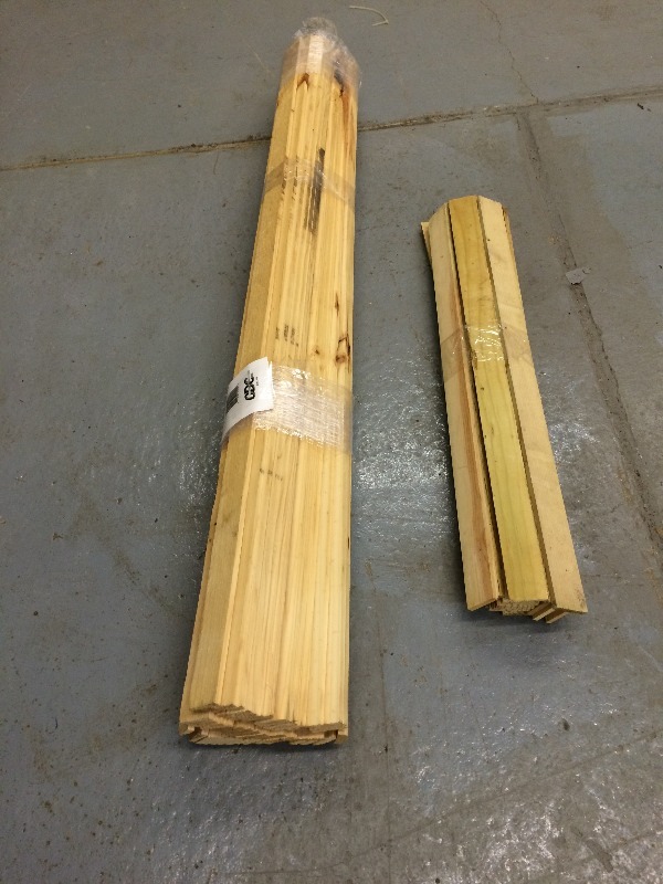 2 bundles of Lathing Material  4 and 2 sections - all new, never used