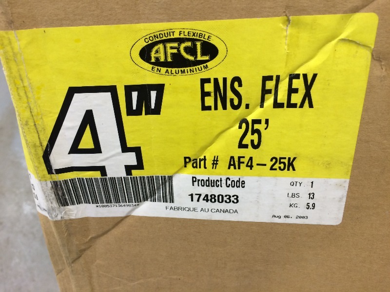 4 ENS Flex Vent Pipe Kit  approx. 15 kit  never used