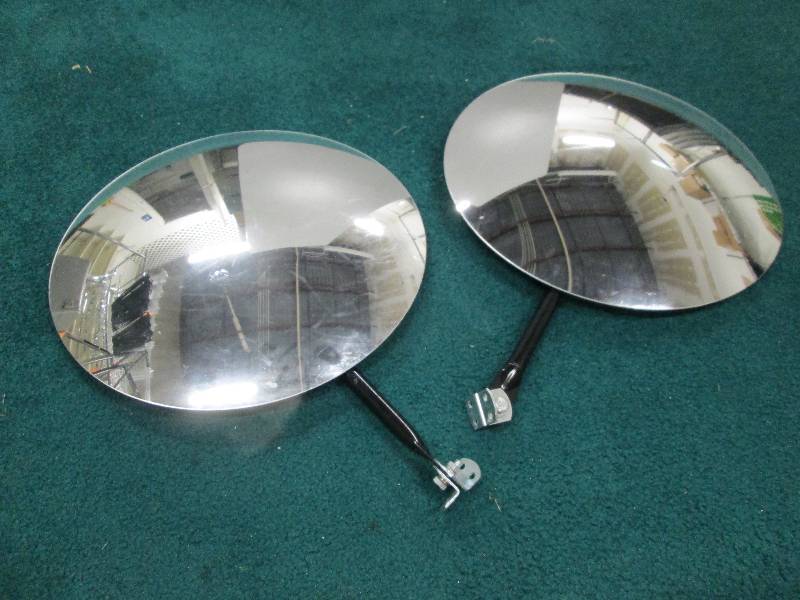 2 round security mirrors...