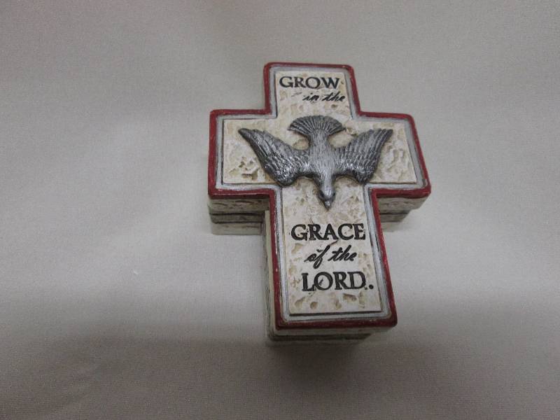 Cross shaped Rosary Box NIB...