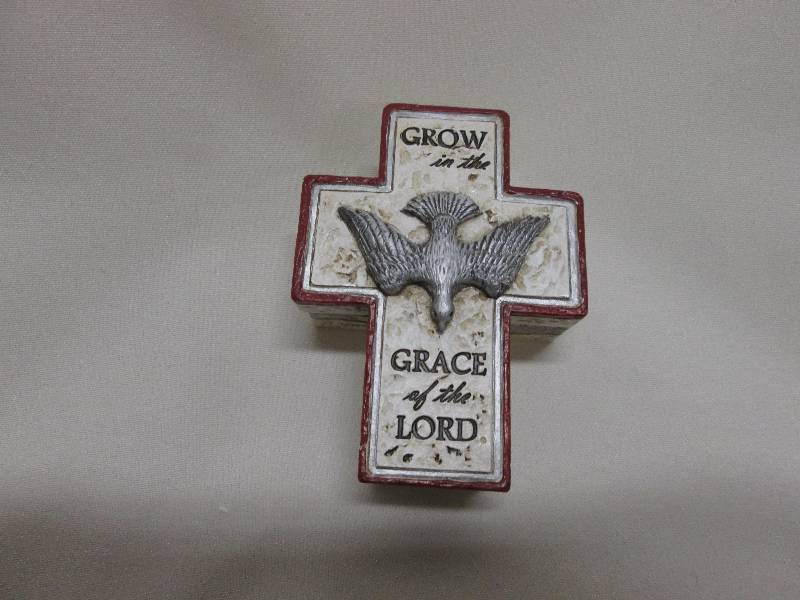 Cross shaped Rosary Box NIB...