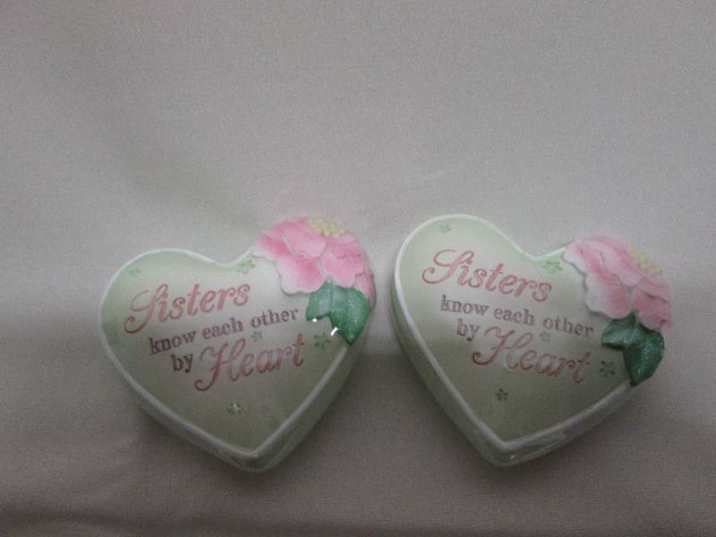 Sisters Inspirational Stone Heart 2...