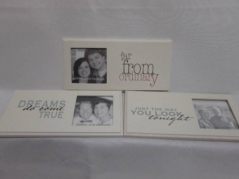 Lot of 3 off -white themed frames 3...