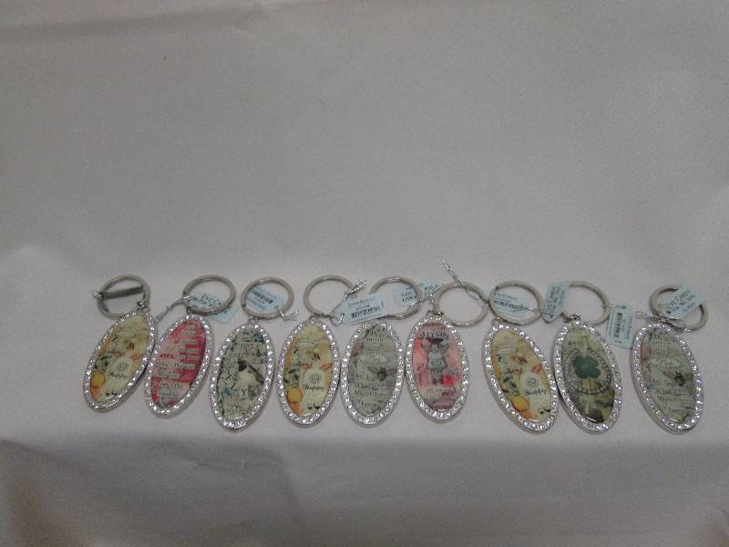 Lot of 9 assorted rhinestone decora...