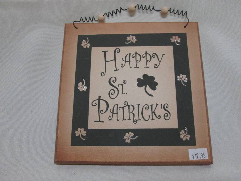 St. Patrickss plaque 7 inch...