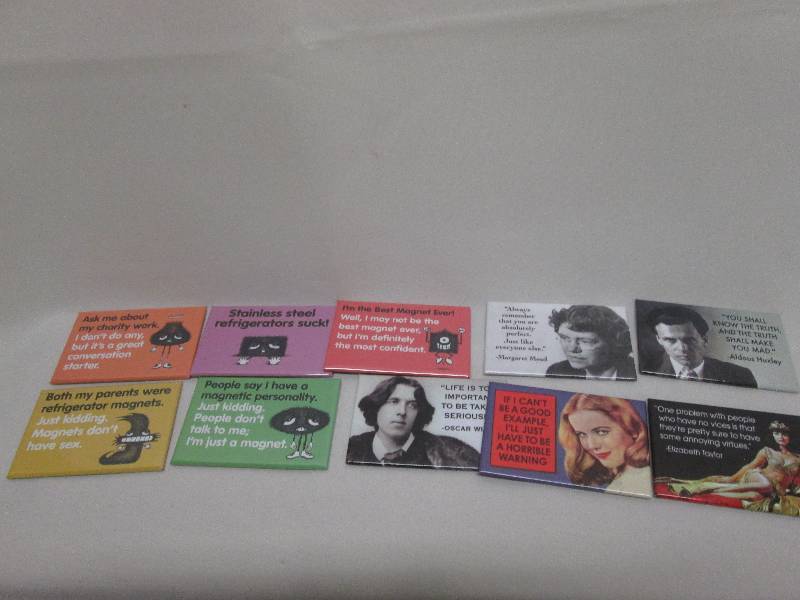 Lot of 7 assorted magnets...