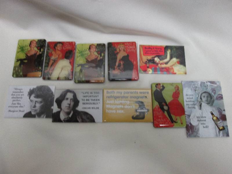 Lot of 10 assorted magnets...