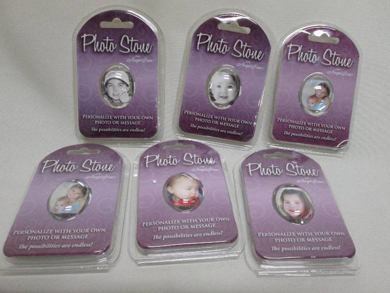 Lot of 6 photo stones...