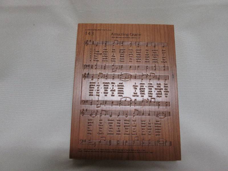 Wooden Amazing Grace musical...