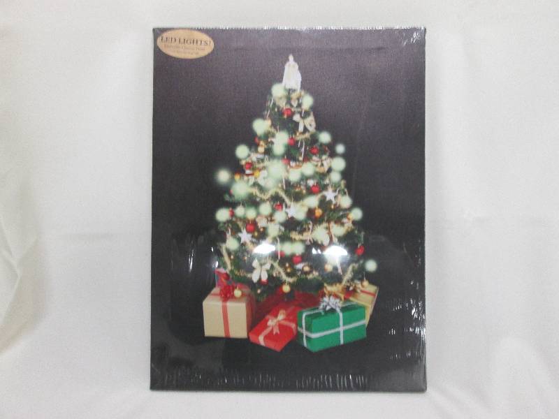 LED light Christmas canvas 12x16 in...