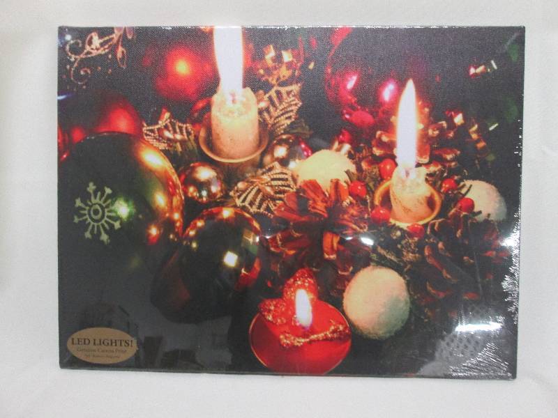 LED light Christmas canvas 16x12 in...