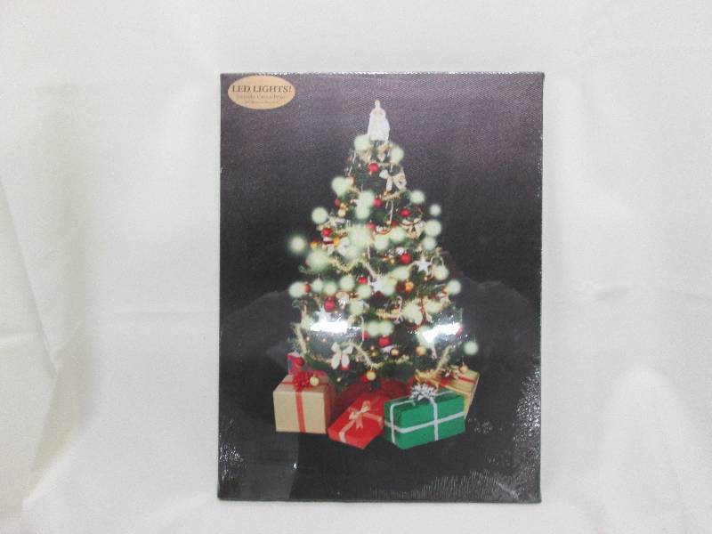 LED light Christmas canvas 12x16 in...