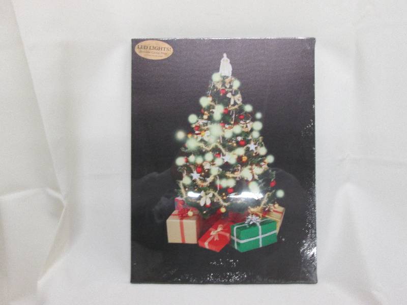 LED light Christmas canvas 12x16 in...