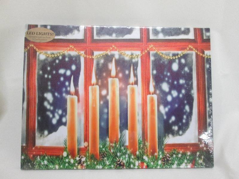 LED light Christmas canvas 16x12 in...
