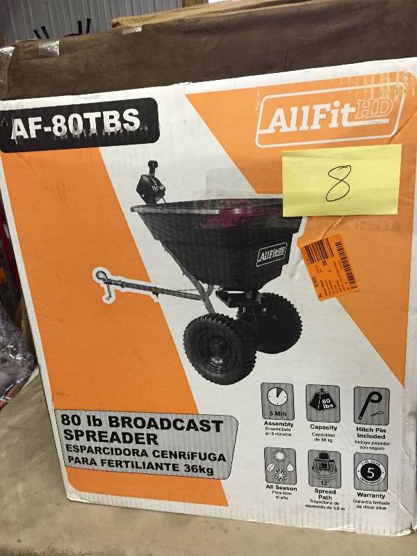 AllFit 80 lb. Broadcast Spreader New