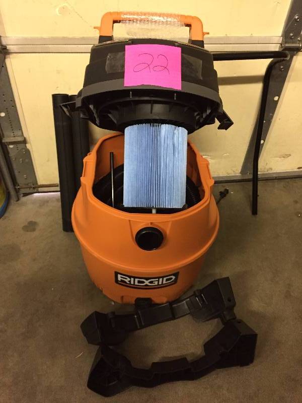 Ridgid 16 Gal WetDry Vac with Cart NEW