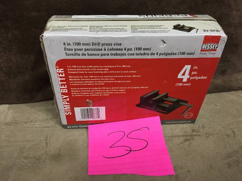 Bessey 4 in. Drill Press Vise New