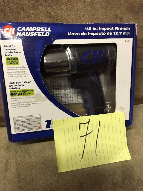 Campbell Hausfeld Impact Wrench, 12 in
