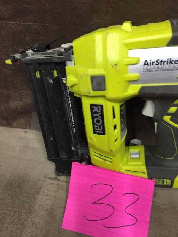 Ryobi Air Strike Nailer Tool Only not tested