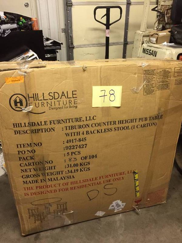 Hillsdale Tiburon Counter Height Stool Put Table