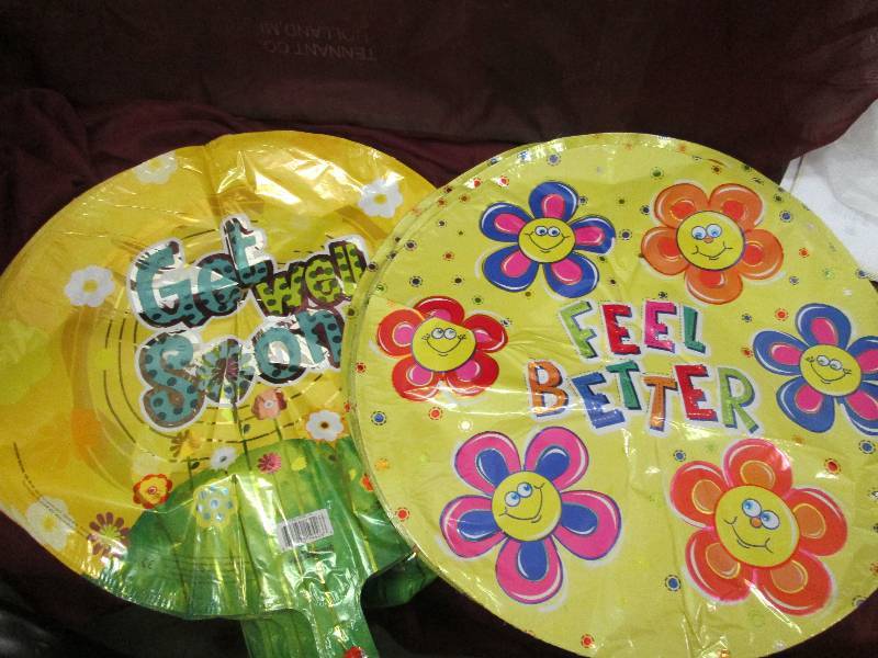 Get Well Soon, Feel Better Balloons...