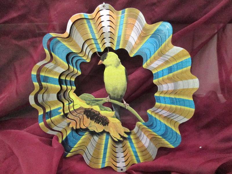 Yellow Finch Wind Spinner...
