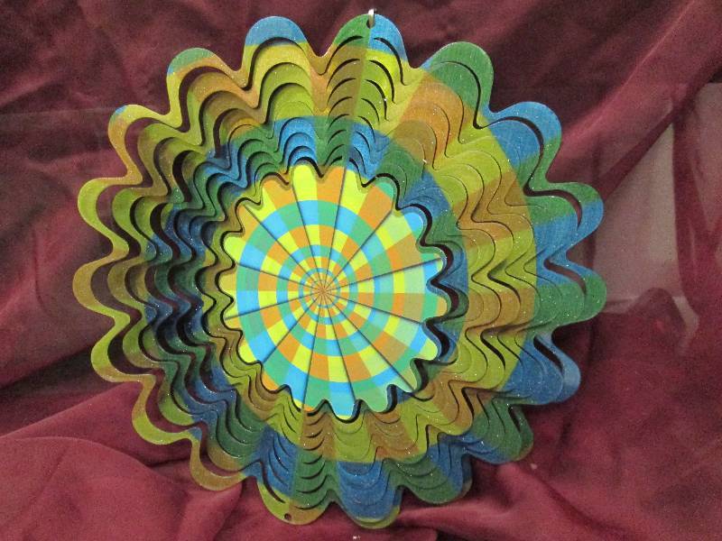 Multicolor Spiral Wind Spinner...