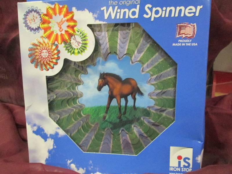 Horse with green background Wind Sp...