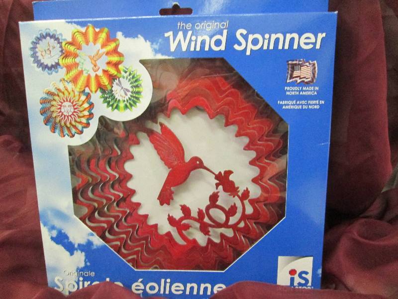 Red Hummingbird Wind Spinner...