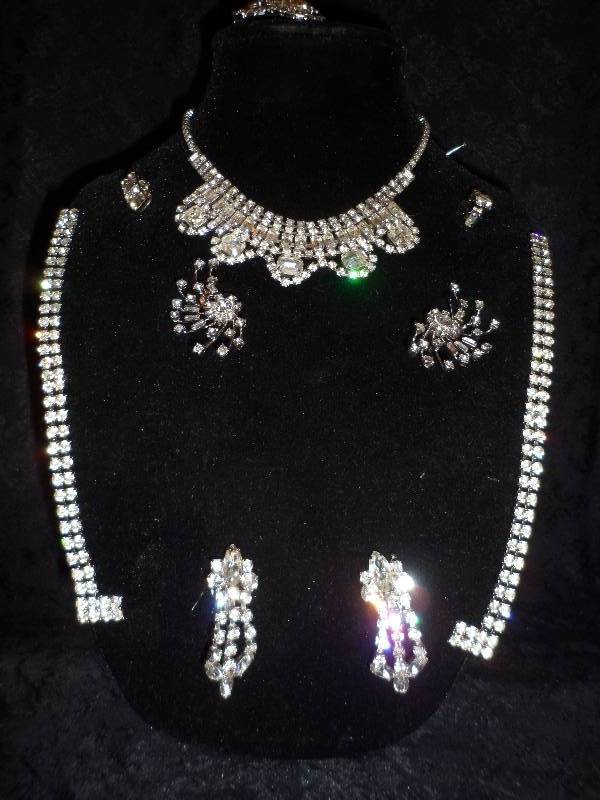 Vintage Rhinestone Costume Jewelry