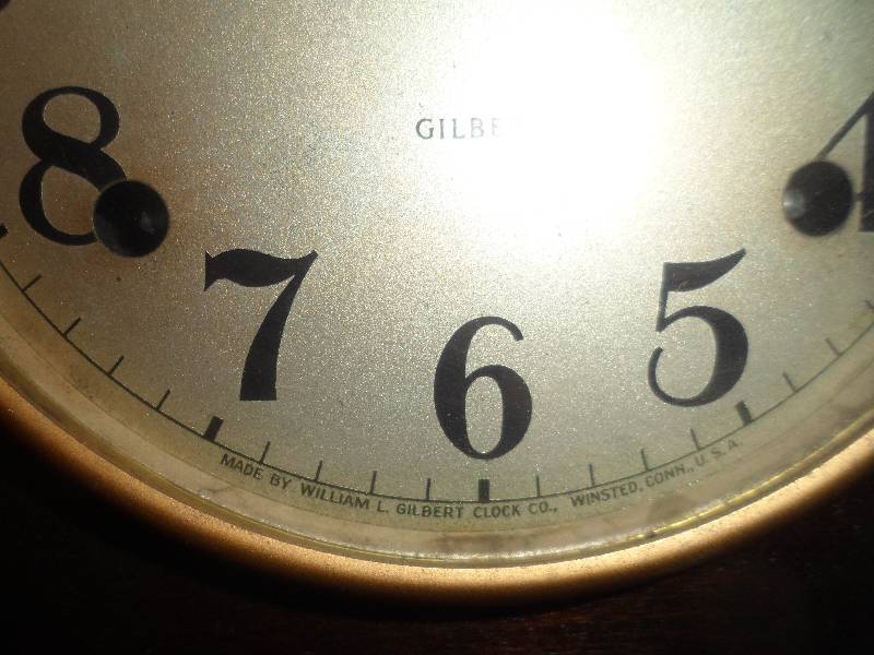 Vintage Gilbert Mantel Clock