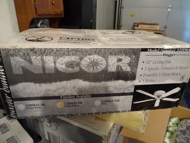 lot 51 image: Nicor Ceiling Fan