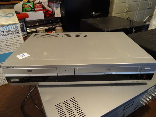 lot 53 image: Sony DVD and VHS player
