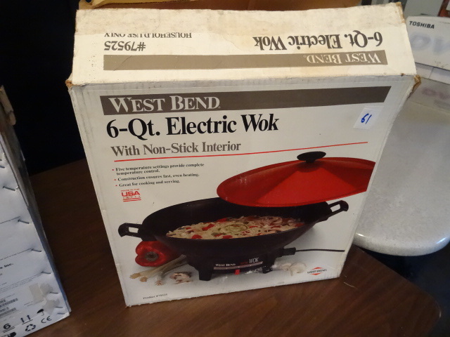 lot 61 image: West Bank qt Electric WOK